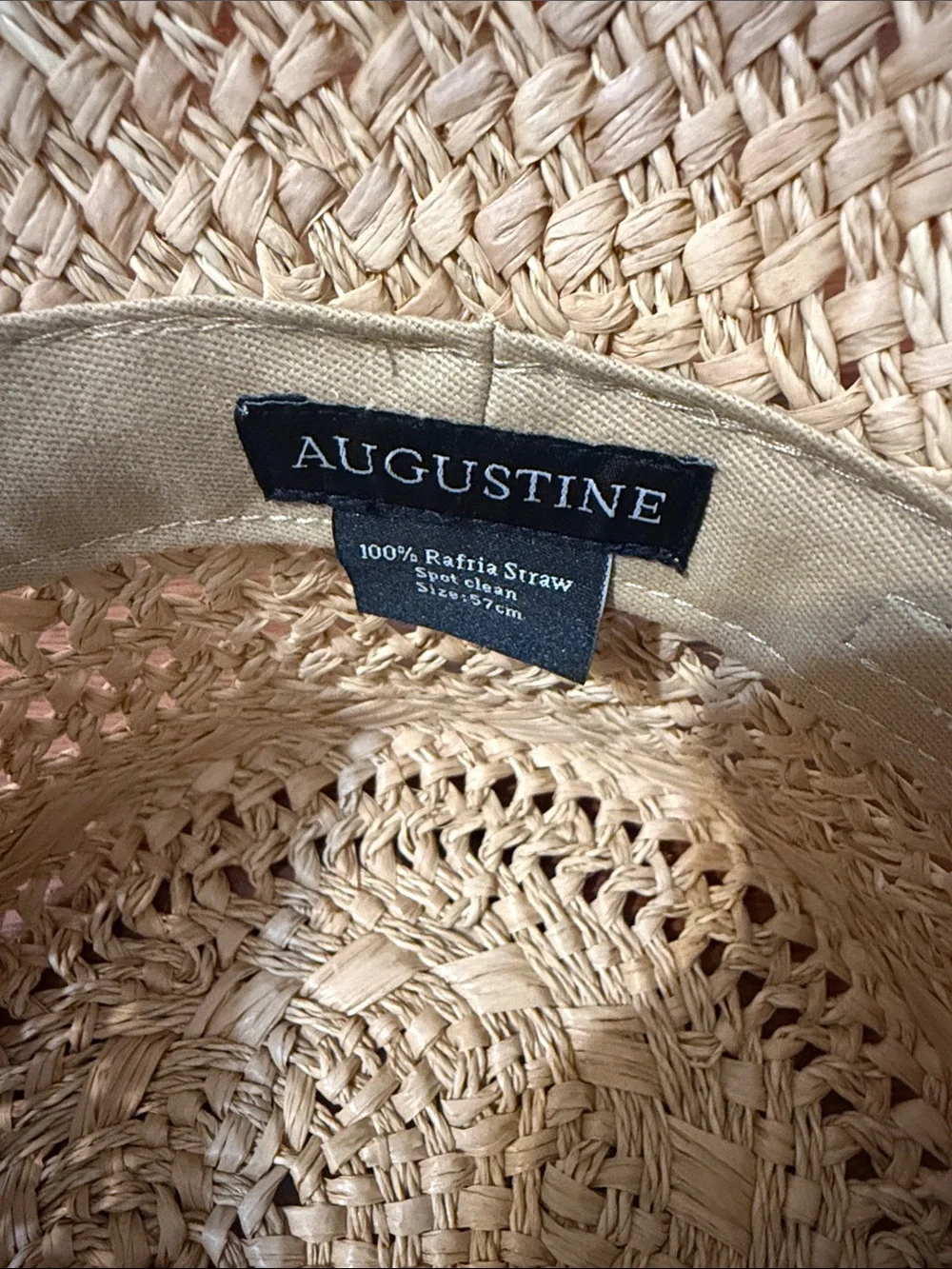 Augustine Rafria Straw Bucket Hat
